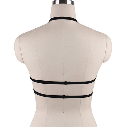 Pentagram Cage Bra Oscuro