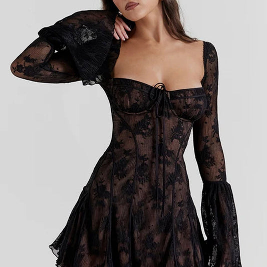 Vestido Gótico Iris del Abismo