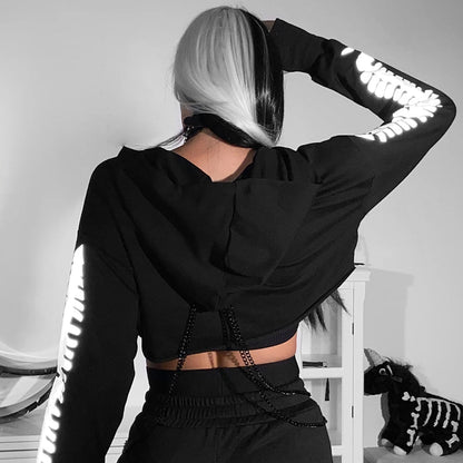 Gótico Cropped Top Gótico