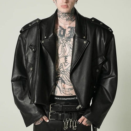 Chaqueta Biker de Cuero Infernal