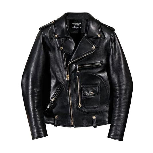 Chaqueta Biker Negra del Caos