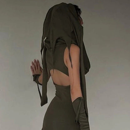 Vestido Gótico Nocturna de Medianoche