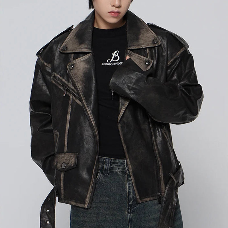 Chaqueta de Cuero Vintage del Ritual