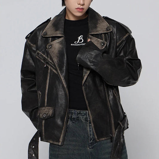 Chaqueta de Cuero Vintage del Ritual