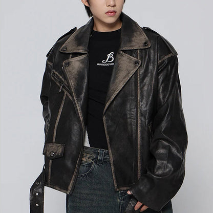 Chaqueta de Cuero Vintage del Ritual