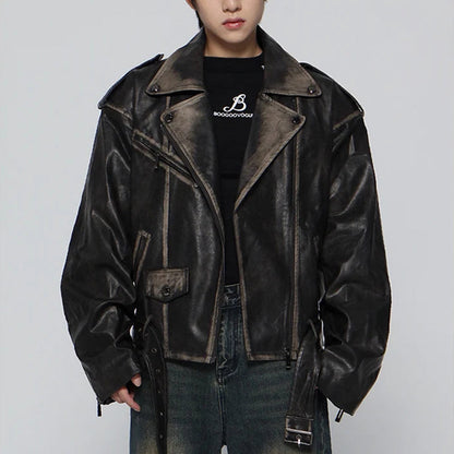 Chaqueta de Cuero Vintage del Ritual