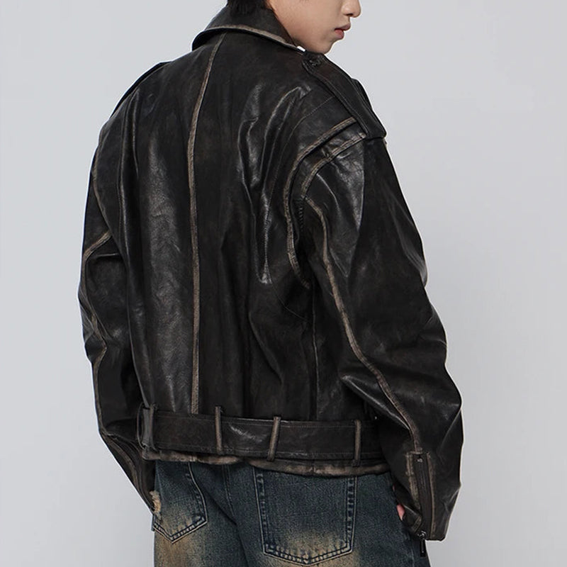 Chaqueta de Cuero Vintage del Ritual