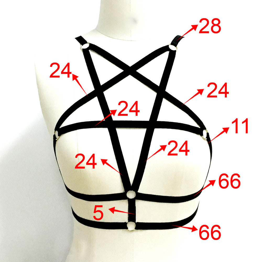 Luxe Pentagram Harness del Inframundo