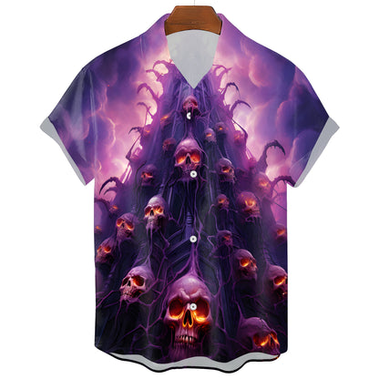 Camiseta Calavera Tropical del Caos