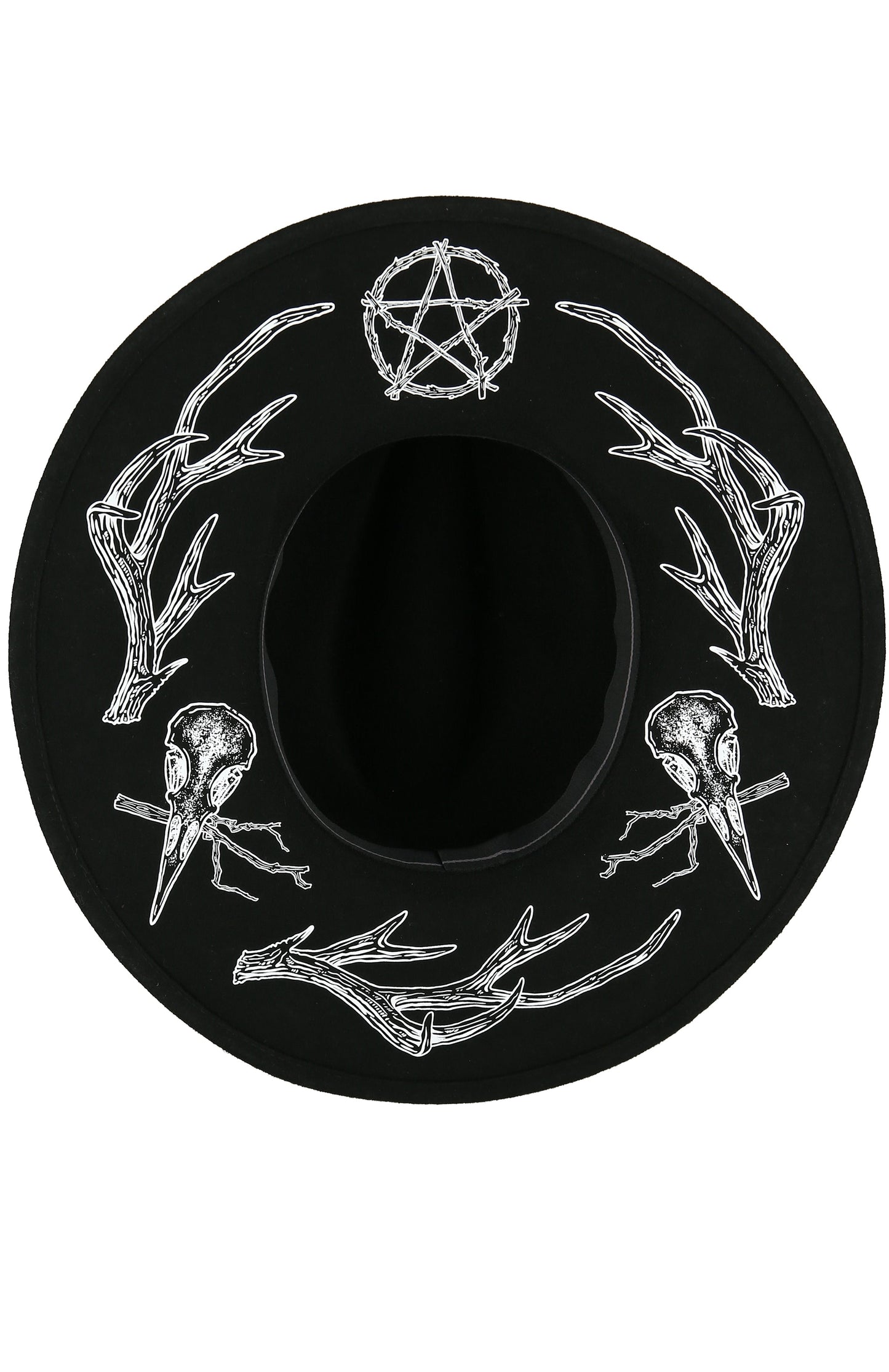 Pagan Wide Brim Sombrero Oscuro