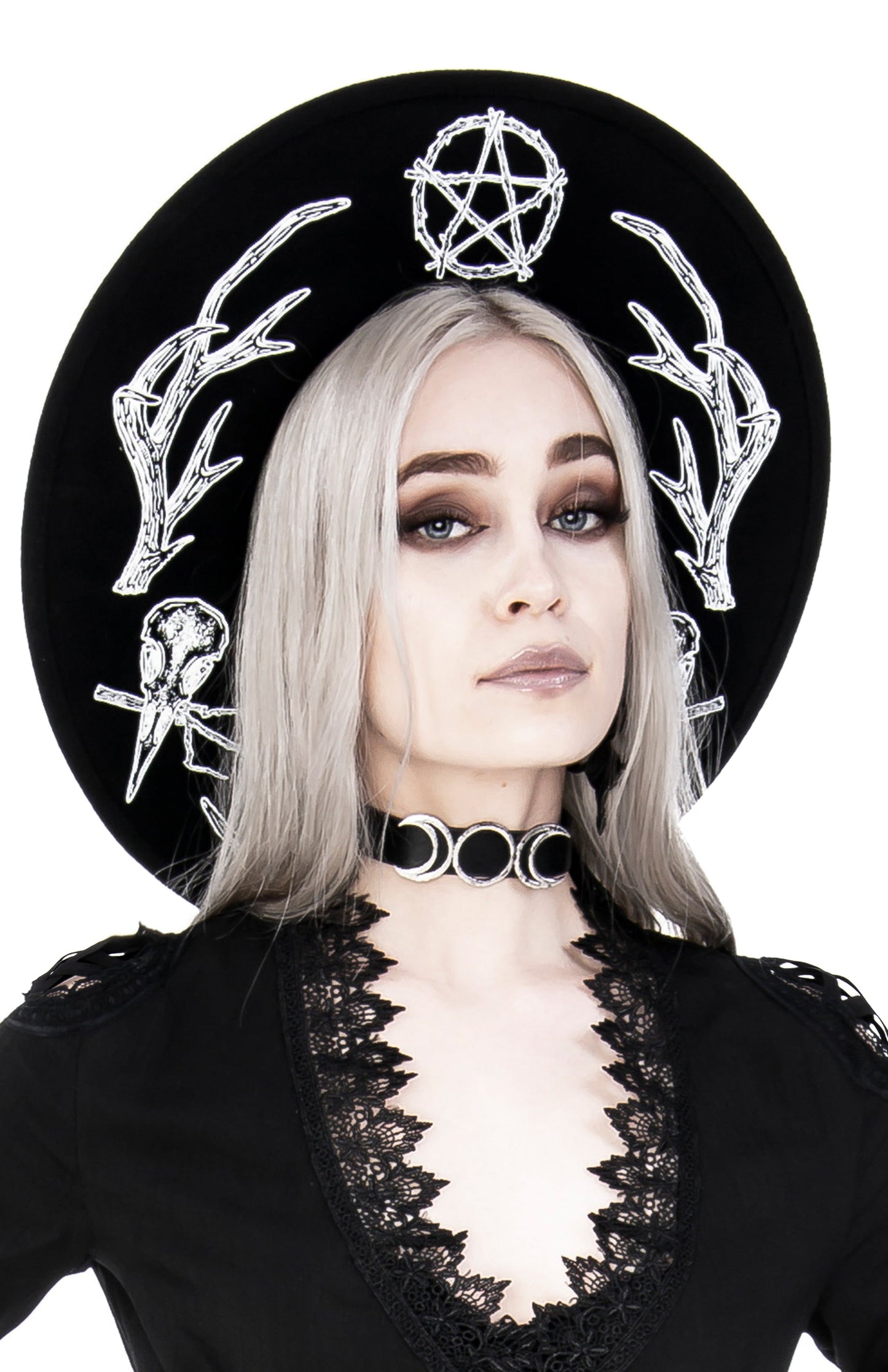 Pagan Wide Brim Sombrero Oscuro