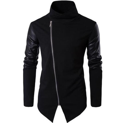 Abrigo 'Eje Nocturno' de Cuero