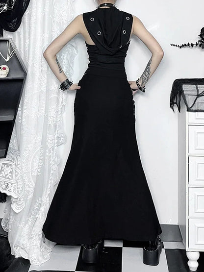 Falda Gótica Artemisa de Encaje