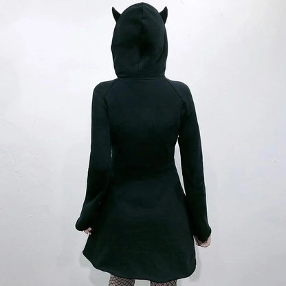 Vestido Gótico Morgana de Rosa Oscura