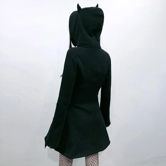 Vestido Gótico Morgana de Rosa Oscura