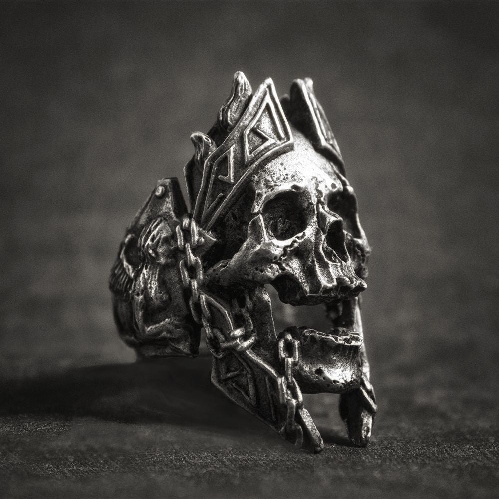 Anillo Calavera Sombra Mortal