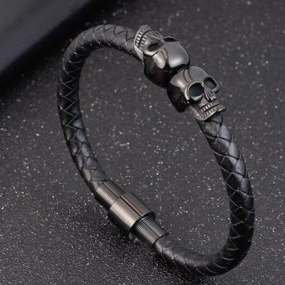 Pulsera Masculina Acero y Sombra