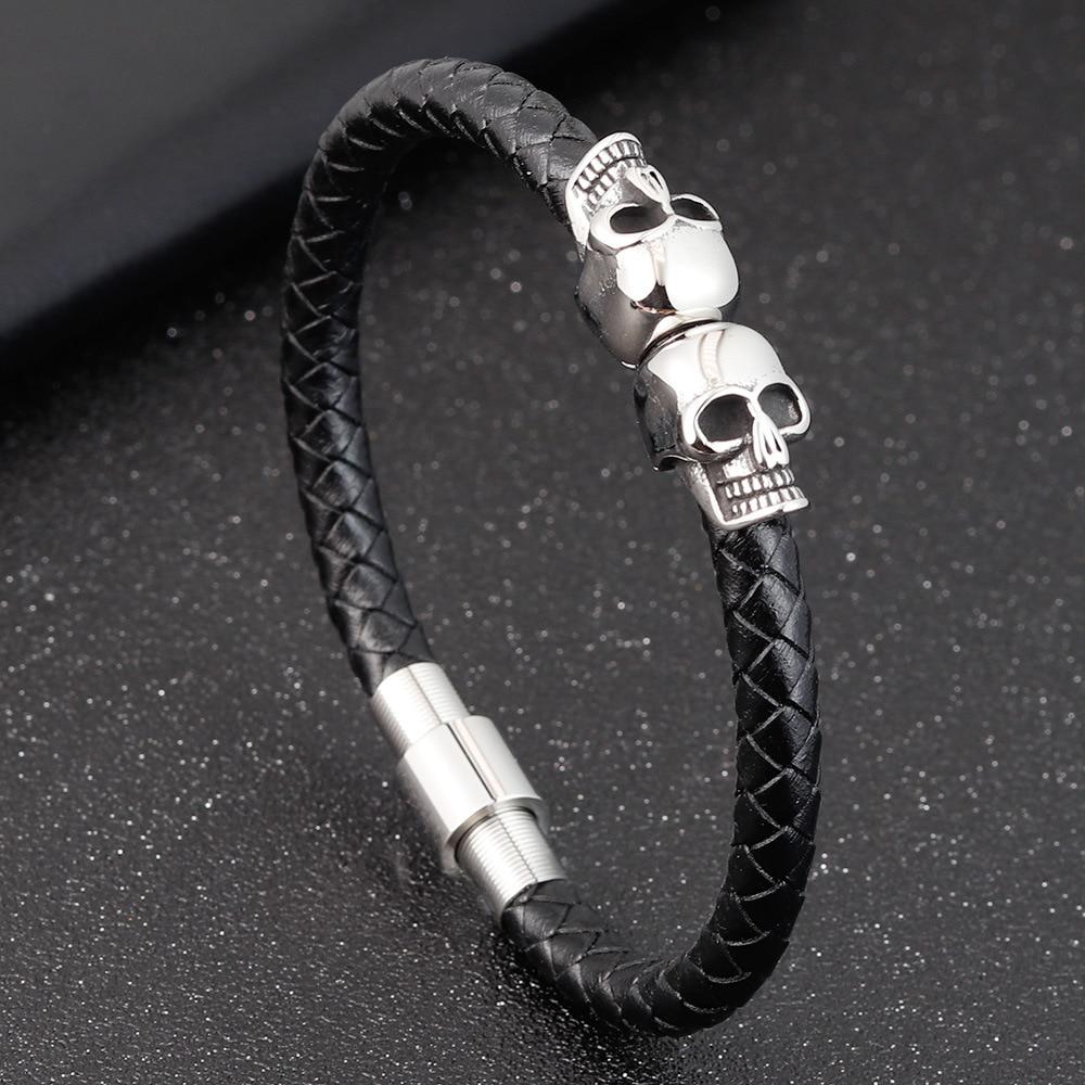 Pulsera Masculina Acero y Sombra