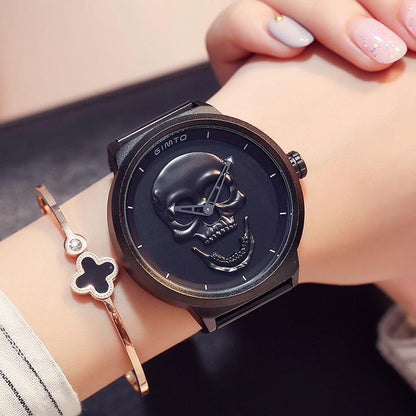 Unisex 3d Calavera Watch Maldito
