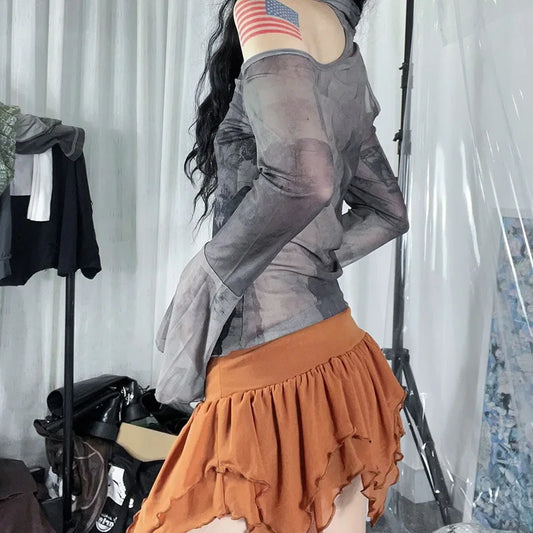 Top Gótico Helena Nocturno