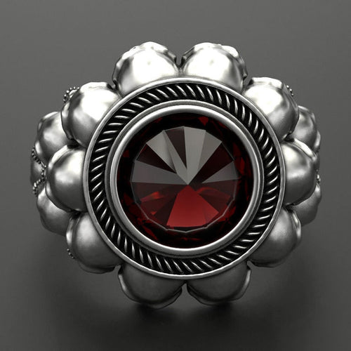 Anillo Calavera Retro Infernal