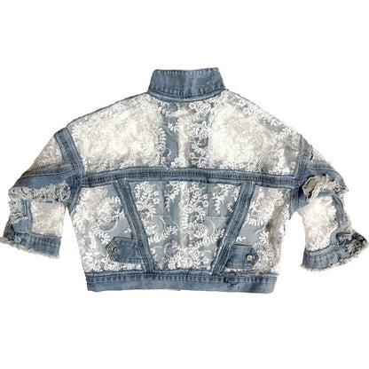 Chaqueta Gótica Frayed Edge Denim