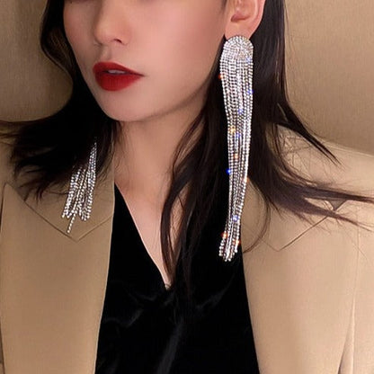 Pendientes Laylin Rhinestone