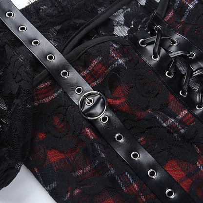 Top Gótico Lucía de Encaje