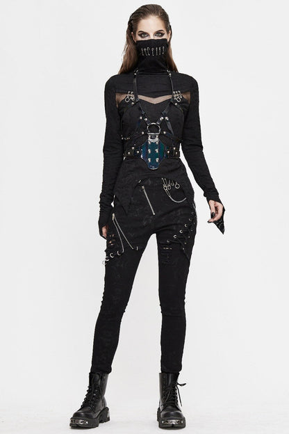 Deluxe Patent Harness Cinturón de Medianoche