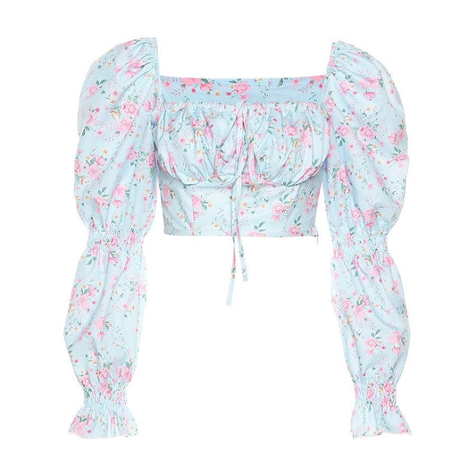 Blusa Gótica Eleanor Floral