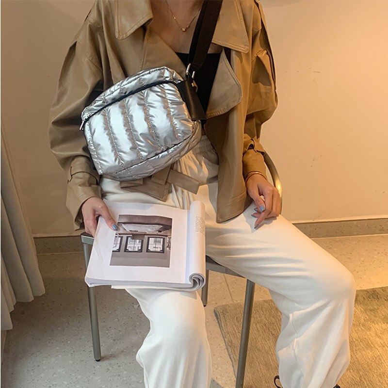 Luxury Space Cotton Shoulder Bolso