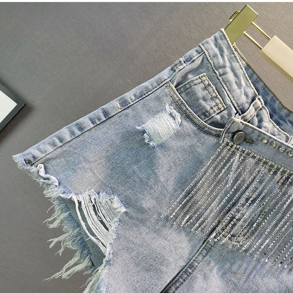 Pantalones Cortos Góticos Larissa Diamonds