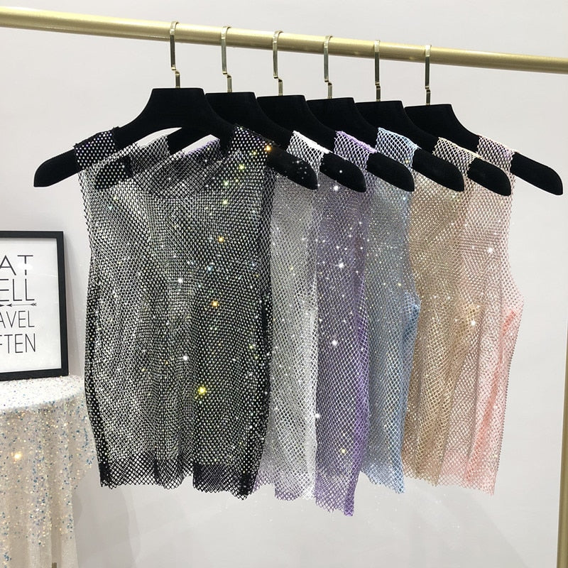 Top Gótico Shiny Tank