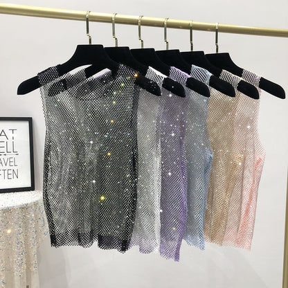 Top Gótico Shiny Tank