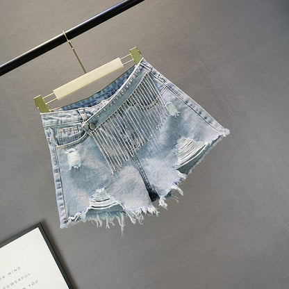 Pantalones Cortos Góticos Larissa Diamonds