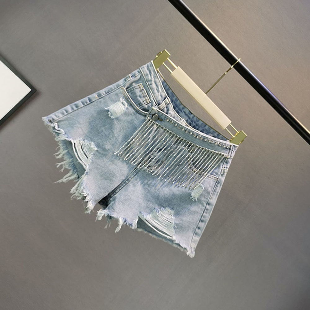 Pantalones Cortos Góticos Larissa Diamonds