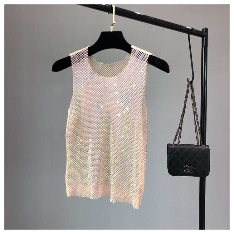 Top Gótico Shiny Tank