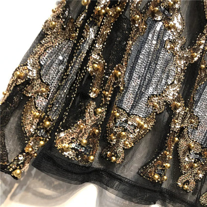 Top Gótico Luxury Sequin