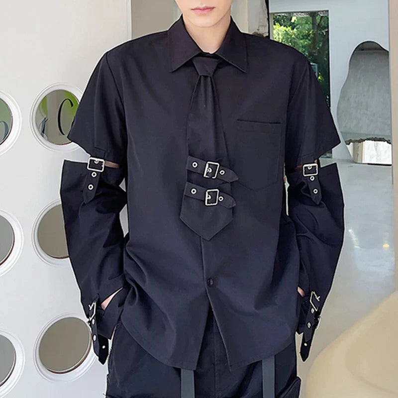 Camisa Negra Esencial del Exilio