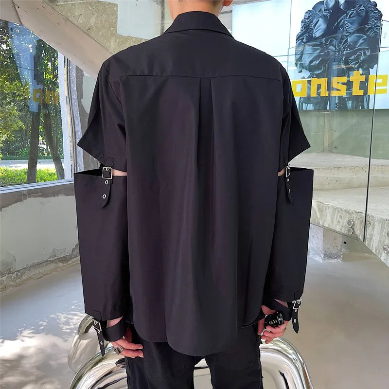 Camisa Negra Esencial del Exilio