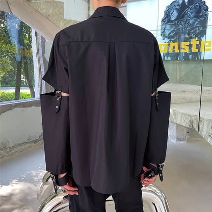 Camisa Negra Esencial del Exilio