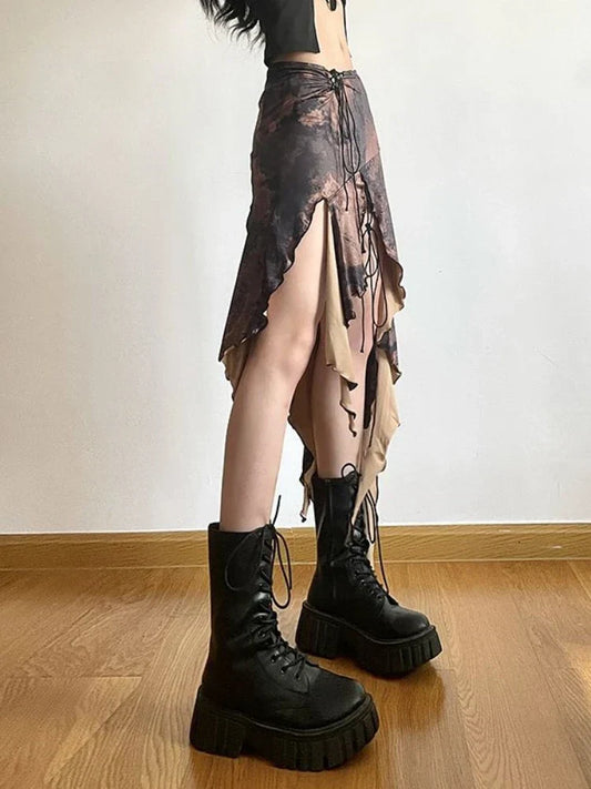 Falda Gótica Artemisa de Ceniza