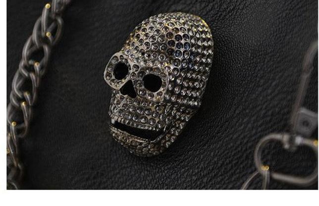 Calavera Boho Bolso de Medianoche