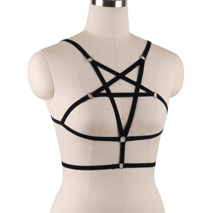 Pentagram Harness Bra Infernal