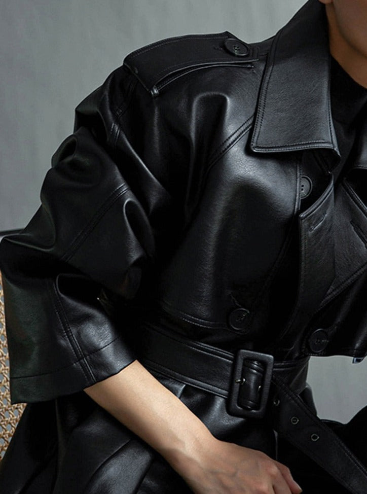 Gabardina Gótica Leather Franco