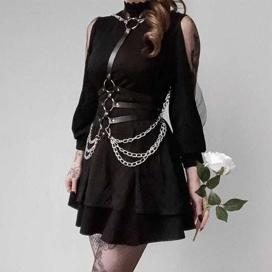 Babe Chains Harness Cinturón del Inframundo