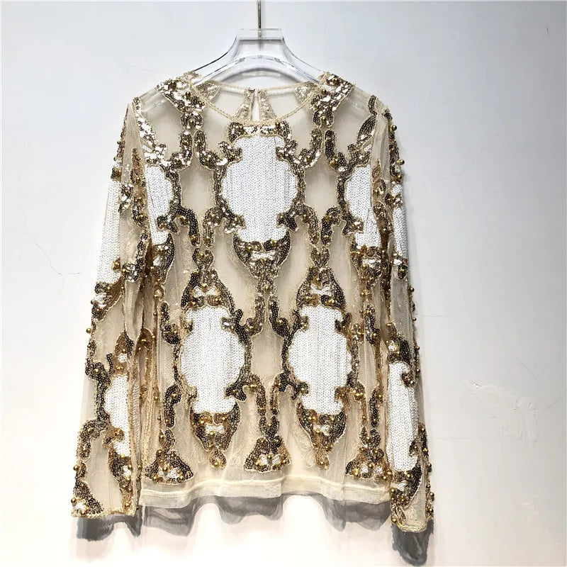Top Gótico Luxury Sequin