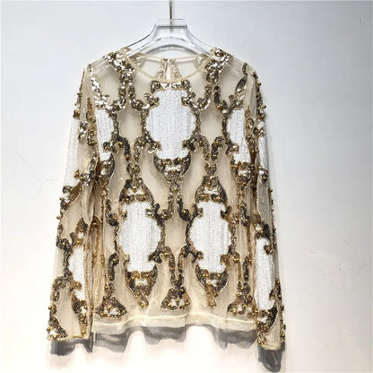 Top Gótico Luxury Sequin