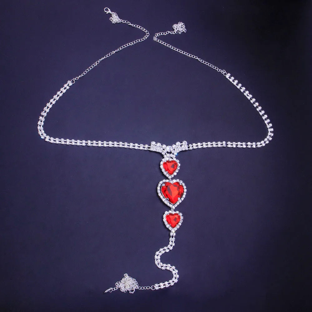 Cadena Red Heart Panties