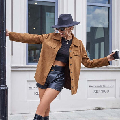 Chaqueta Gótica Suede Overshirt